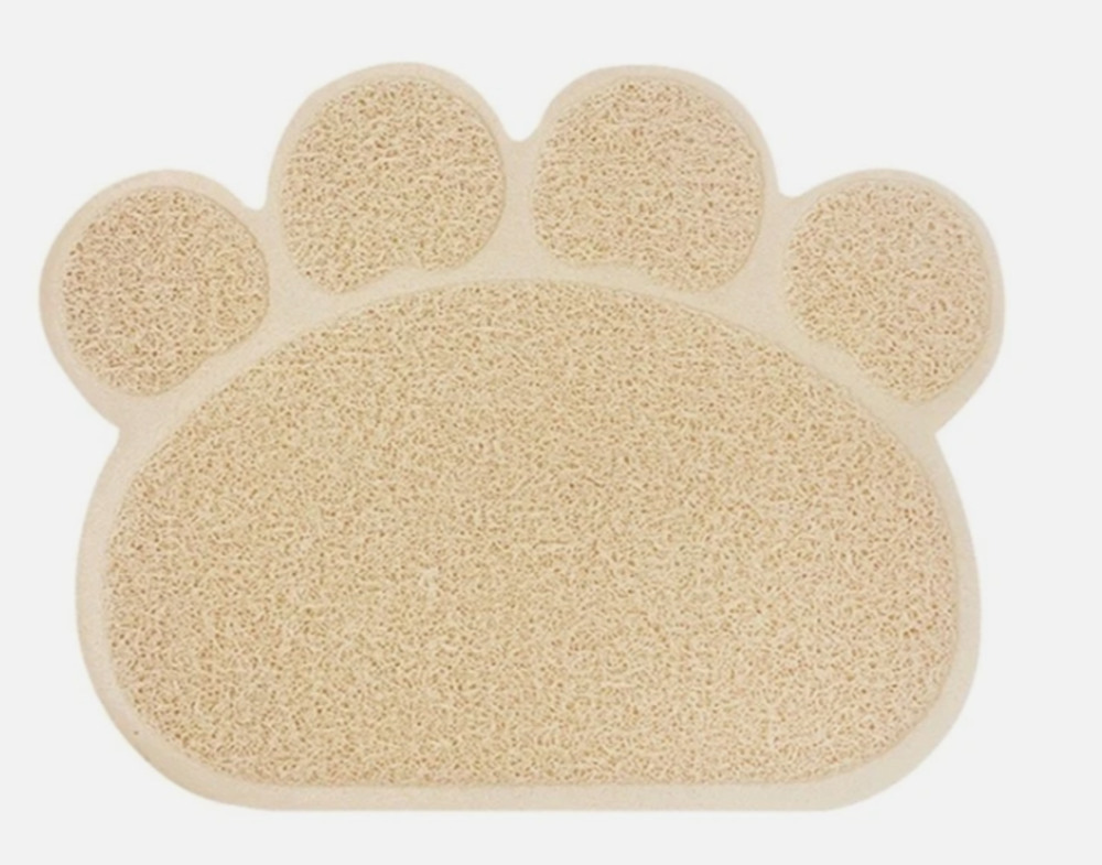 Sharper Image Cat Litter Trapping Mat 23x17.5 Paw Scatter Control Less Waste